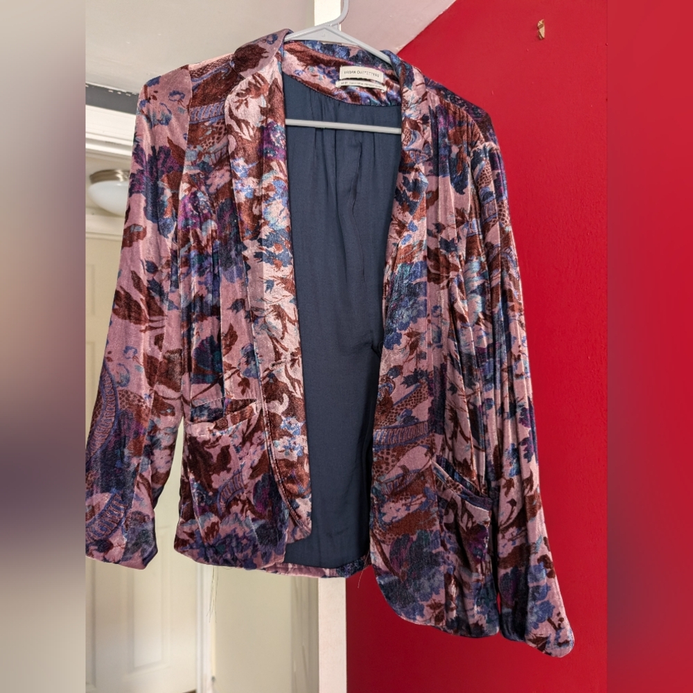 Urban Outfitters velvet blazer